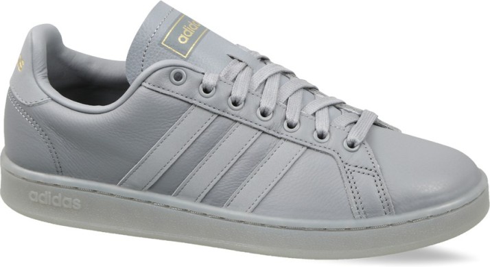 adidas grey grand court shoes