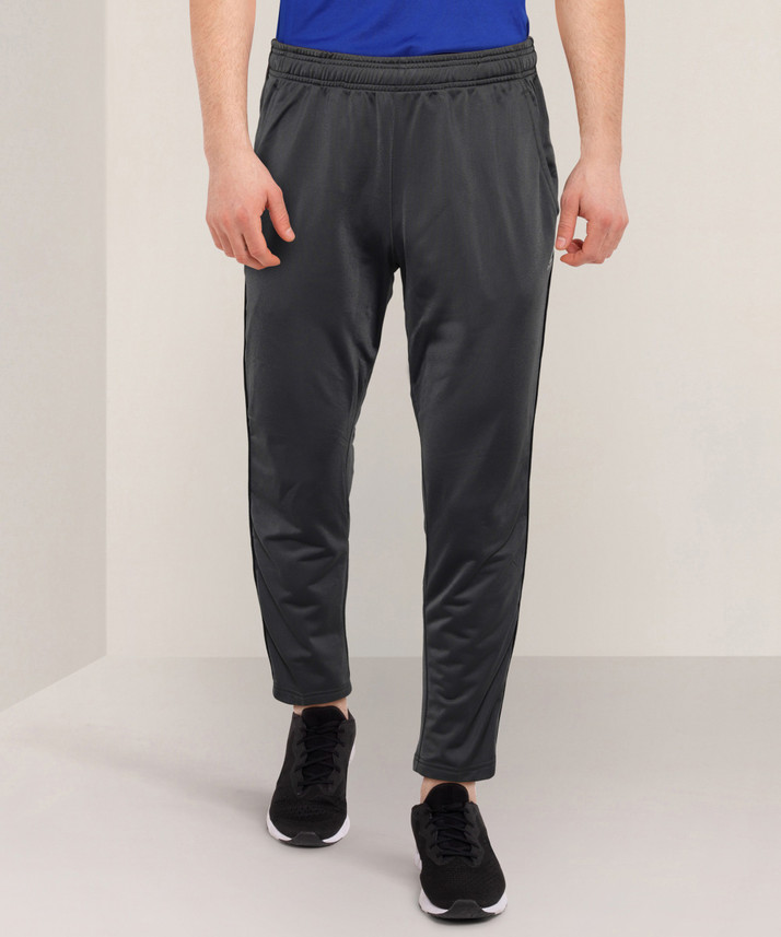 reebok solid men's track pants