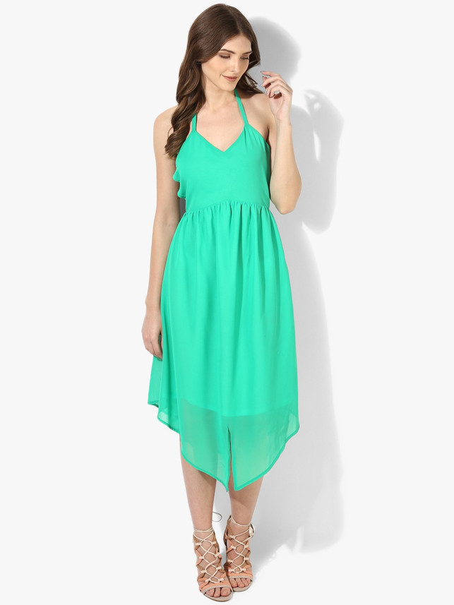 loft green dress