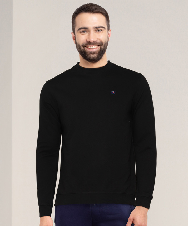 Full Sleeve Solid Men Sweatshirt 