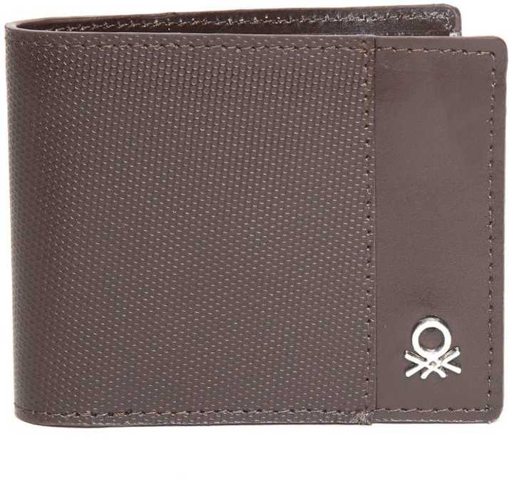 United Colors Of Benetton Men Brown Genuine Leather Wallet Coffee Brown Price In India Flipkart Com