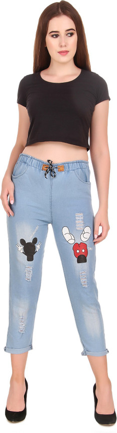 joggers jeans for womens flipkart