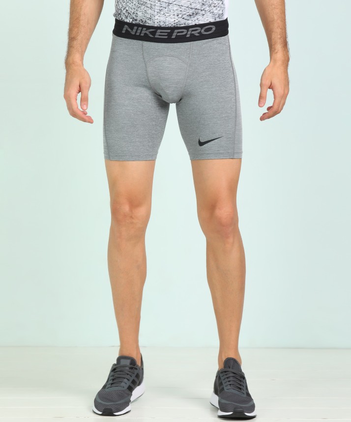 nike compression shorts grey