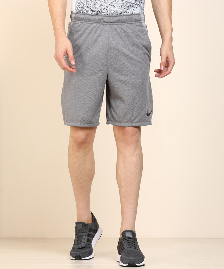 NIKE Self Design Men Grey Sports Shorts 