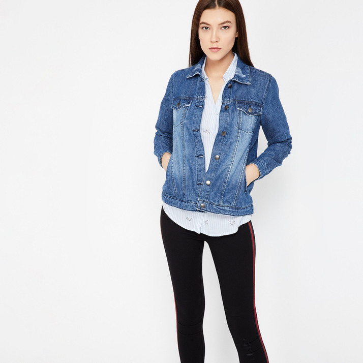fame forever denim jacket