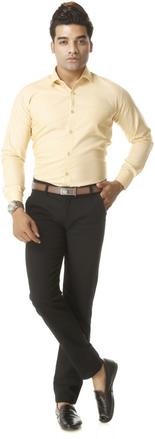 beige shirt outfit men