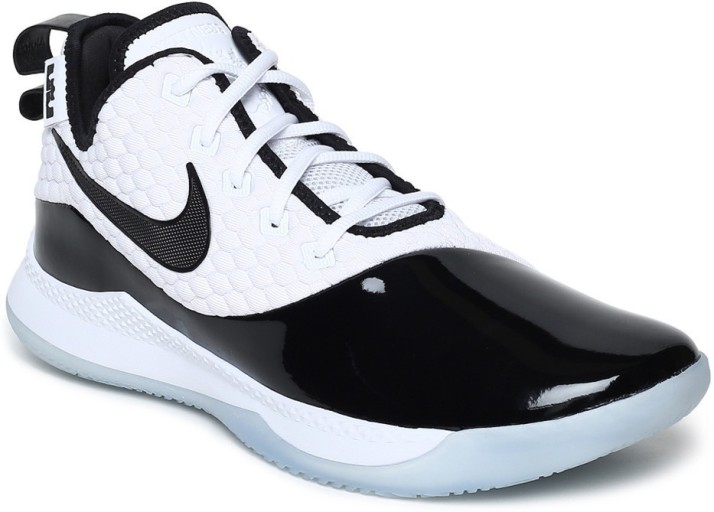 men's lebron witness iii basketball shoes - white