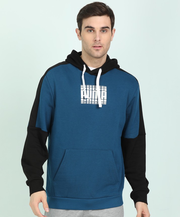 puma full sleeve printed men's sweatshirt