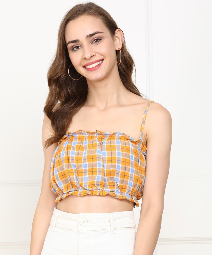 forever 21 checkered top