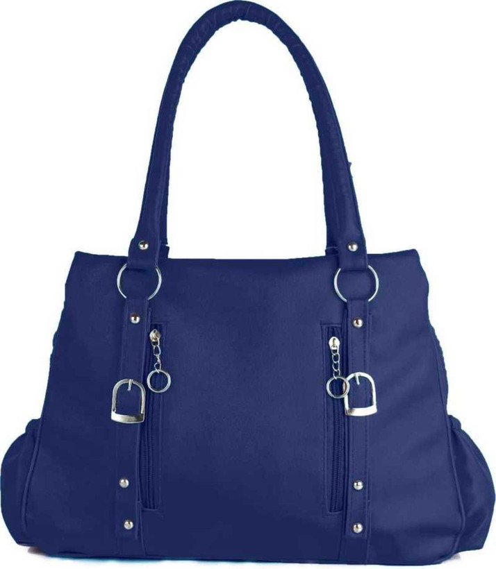 mk blue handbag