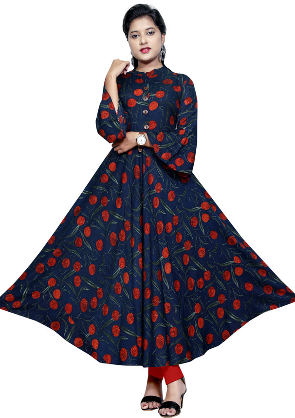 flared kurti flipkart