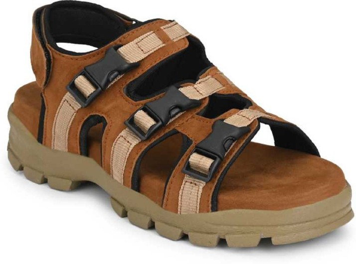 Dakarr Men Tan Sports Sandals - Buy 