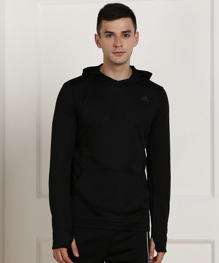 adidas full sleeve solid men's sweatshirt