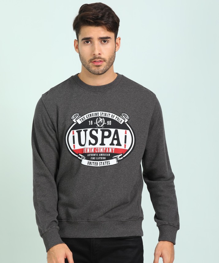 full sleeve printed men's sweatshirt