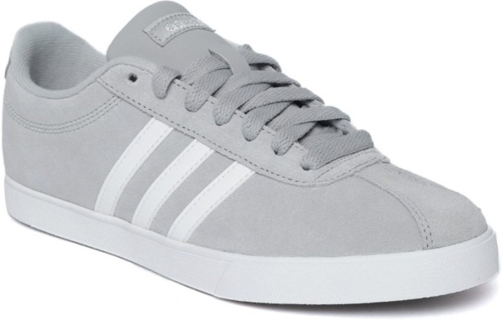 grey adidas tennis shoes womens