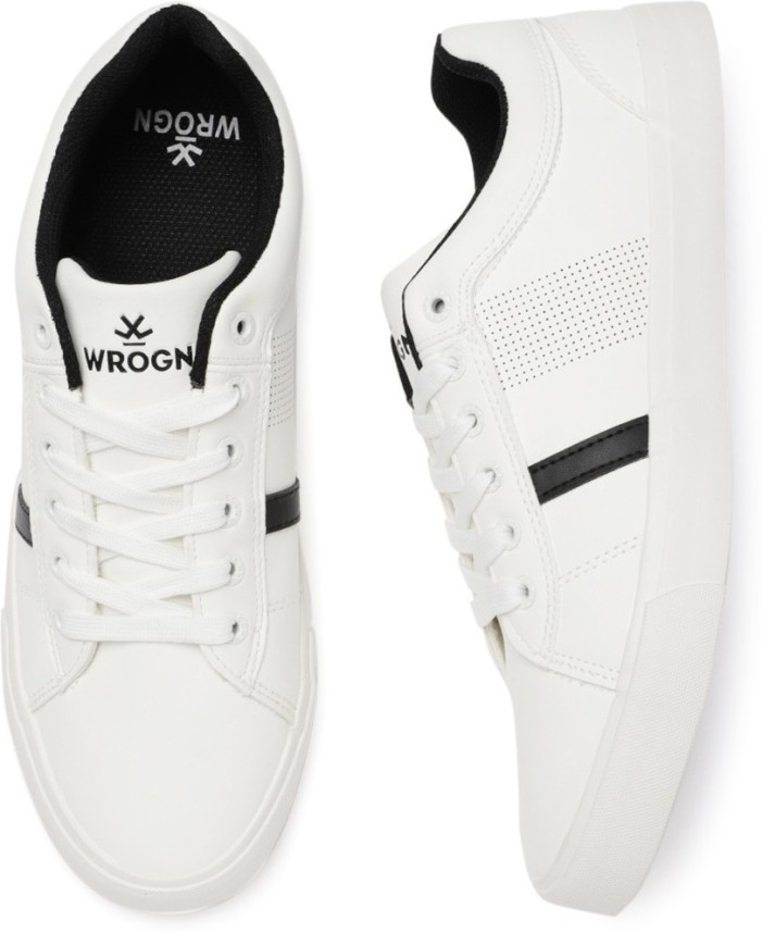 wrogn men white sneakers