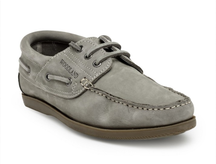 woodland men's leather boat shoes flipkart