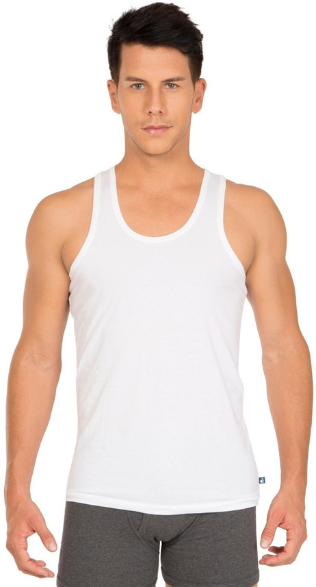 JOCKEY Men Vest - Buy White JOCKEY Men