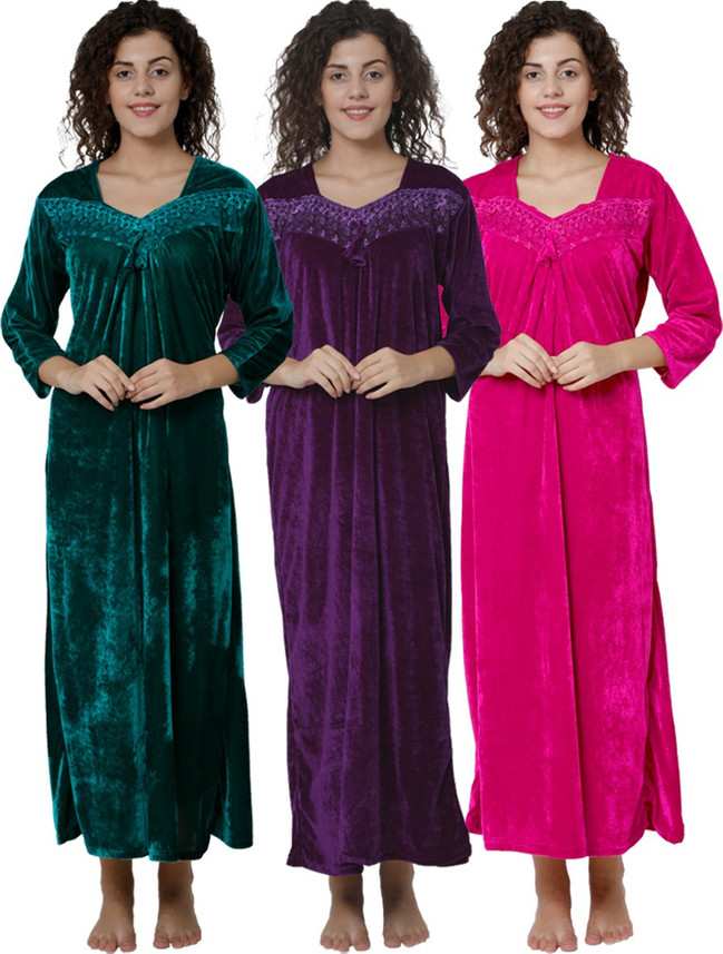 flipkart velvet dresses