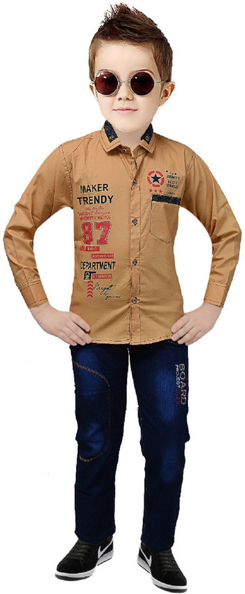 TUCUTE Boys Party(Festive) Shirt Jeans 