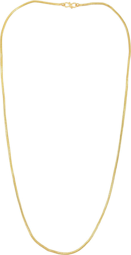 Gold-plated Plated Brass Chain 