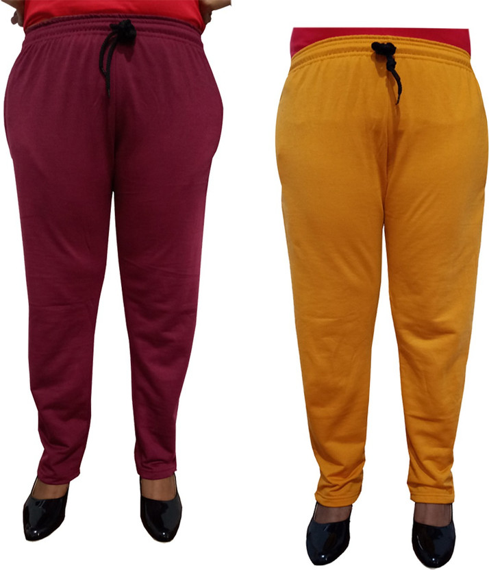 orange track pants womens