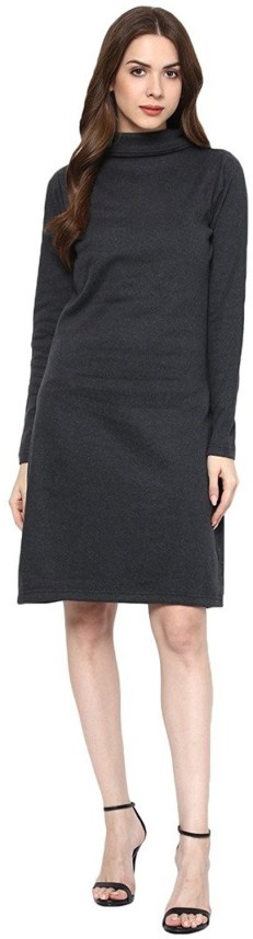 TAARUUSH Women Bodycon Grey Dress - Buy 