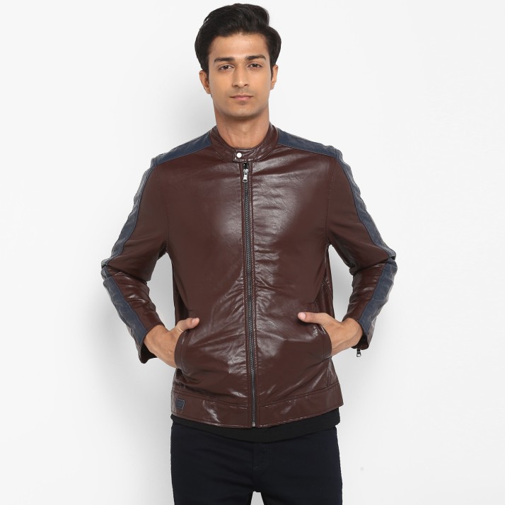 mens leather jacket in flipkart