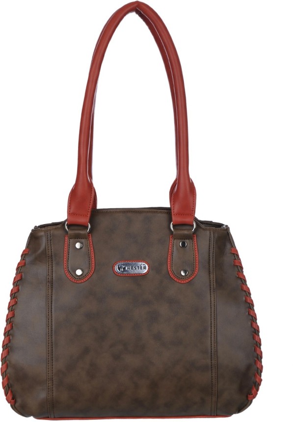 flipkart leather handbags