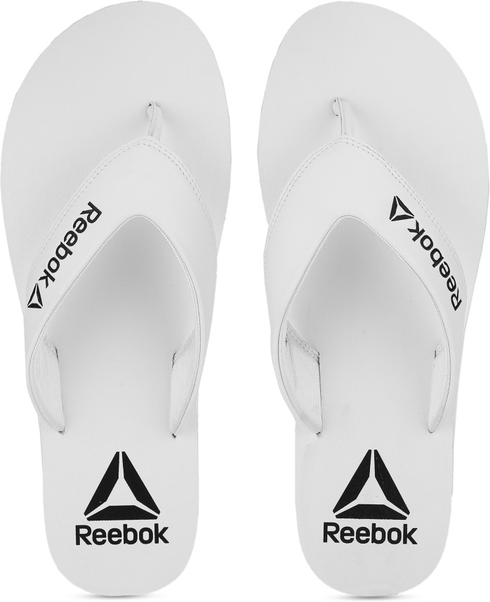reebok white flip flops