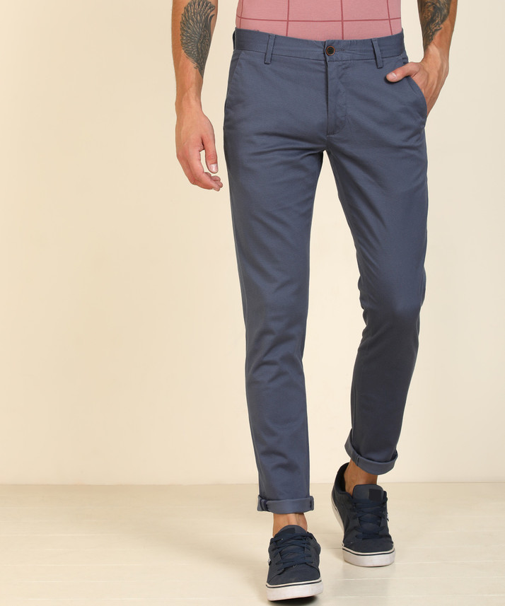 INDIGO NATION Slim Fit Men Blue 