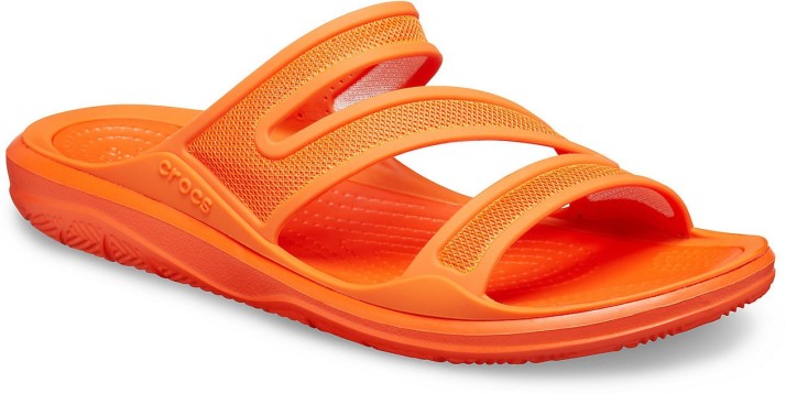 orange crocs women