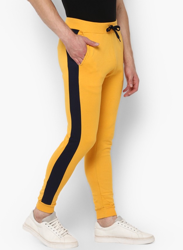 yellow track pants mens