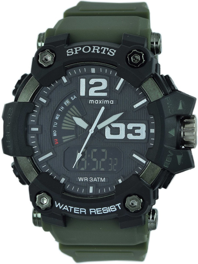 Maxima analog digital watch price Clearance