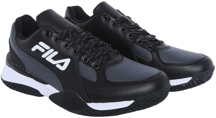 black fila tennis shoes