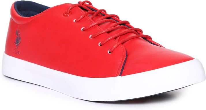 us polo red shoes