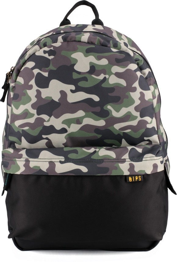 camouflage print backpack