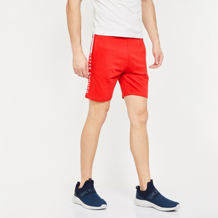 kappa shorts red