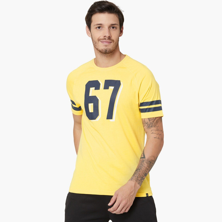 yellow kappa t shirt