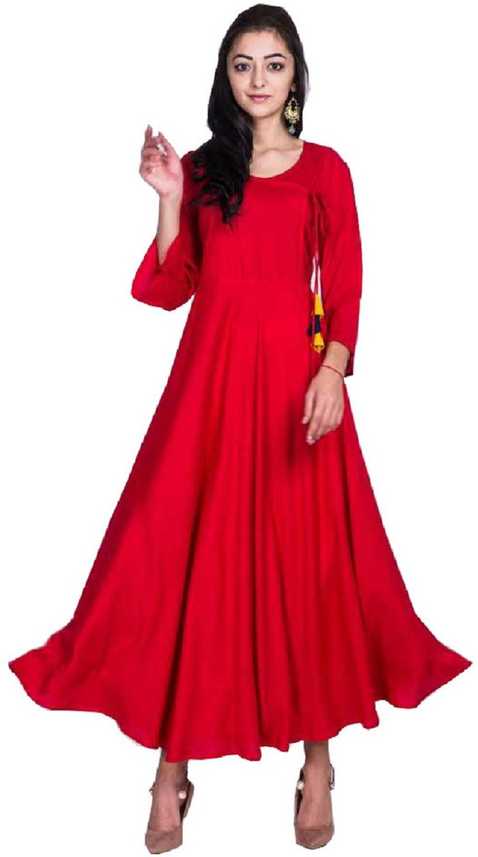 Dolvia Women Solid Flared Kurta Buy Dolvia Women Solid Flared Kurta Online At Best Prices In India Flipkart Com