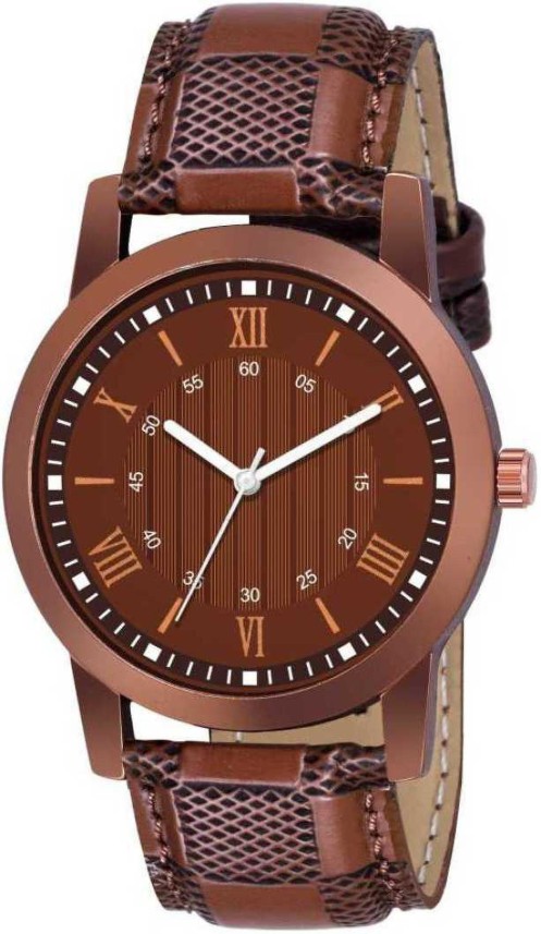 brown belt watch for men