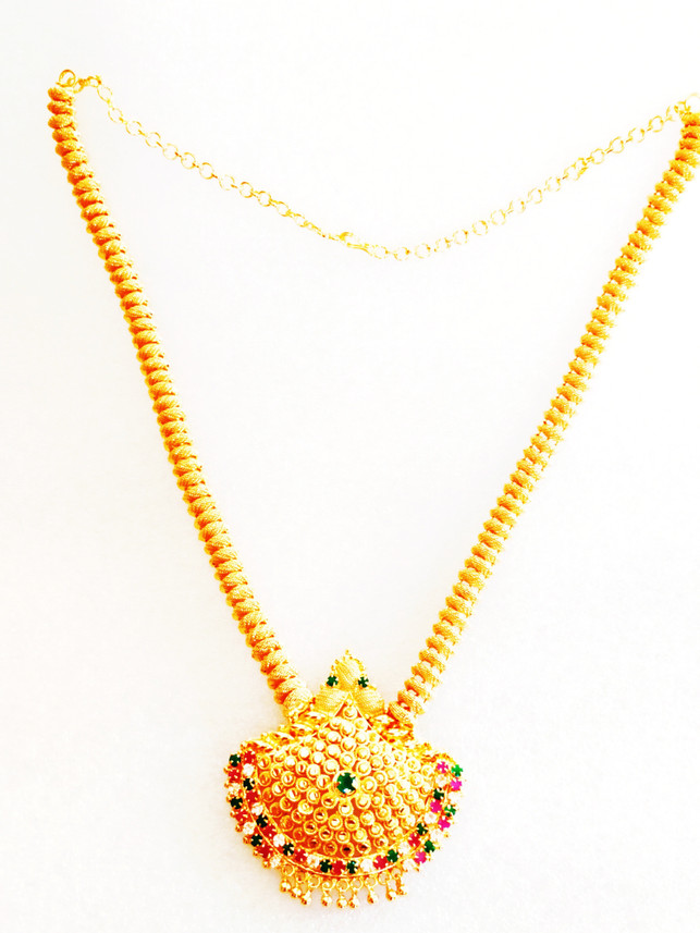 stone haram Ruby, Onyx Gold-plated 
