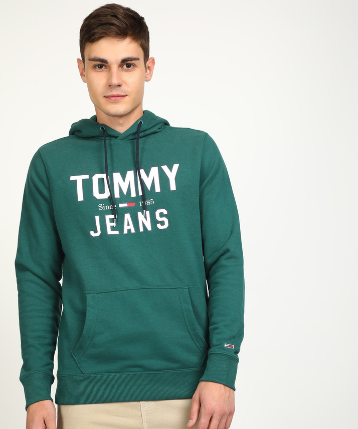tommy hilfiger hoodie mens green