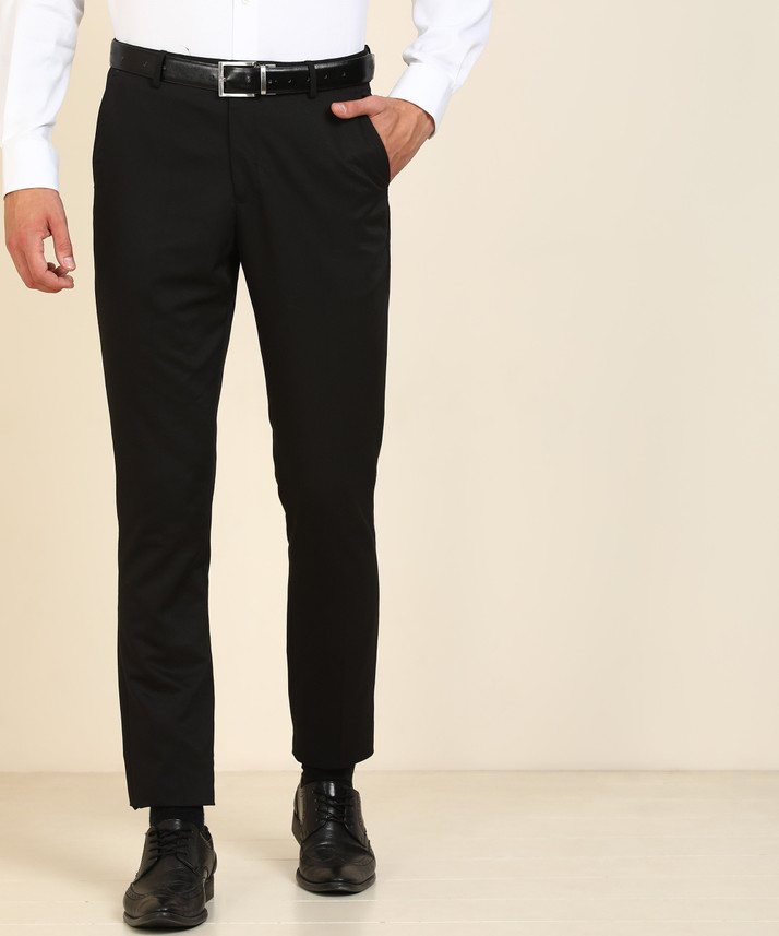 INDIGO NATION Slim Fit Men Black 