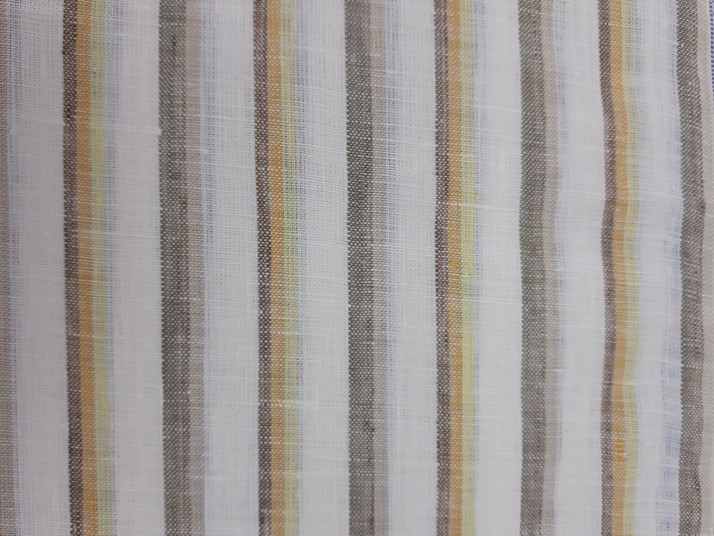 Linen Club Linen Striped Shirt Fabric 