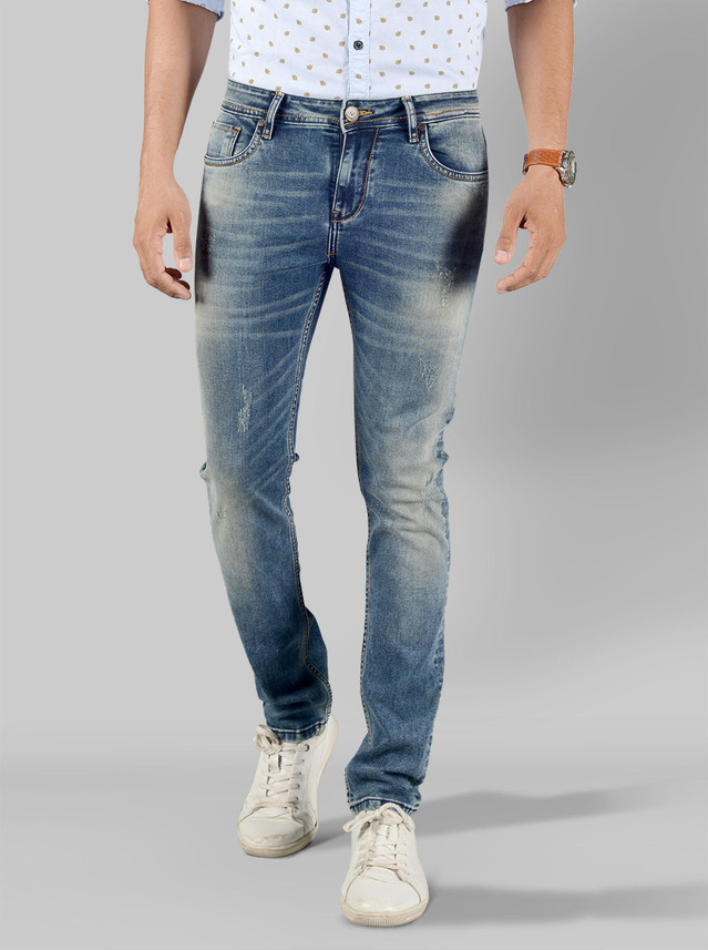 Jade Blue Slim Men Blue Jeans - Buy 