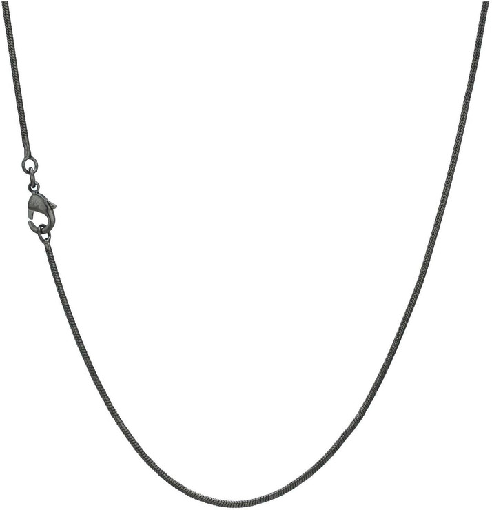 Black Silver Plated Metal Chain 