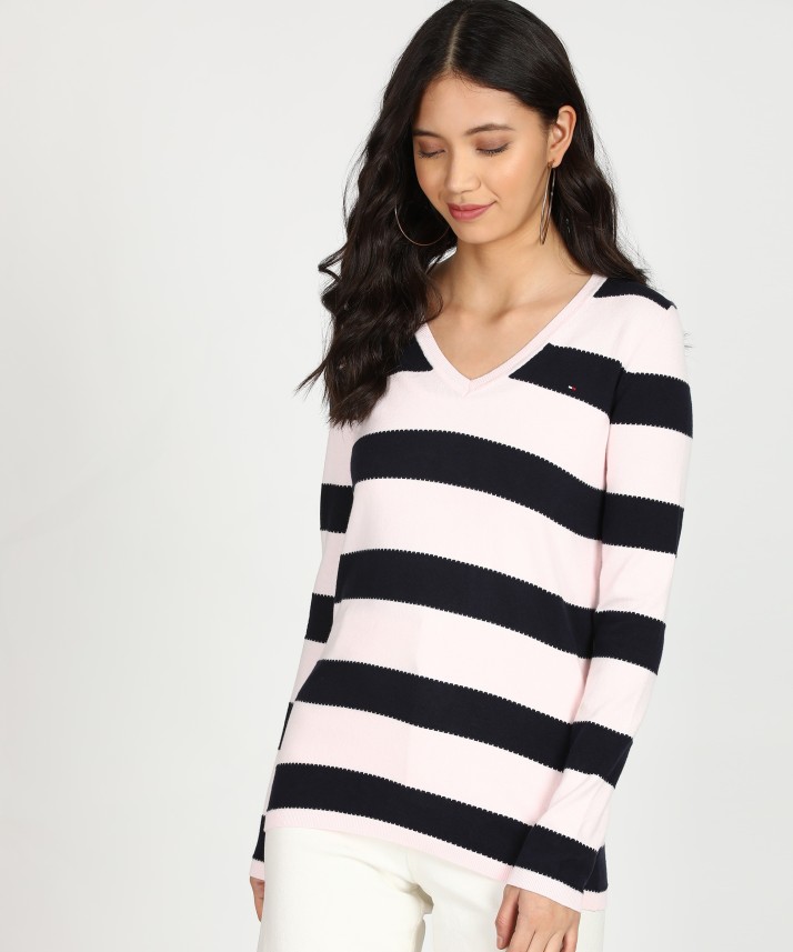 tommy hilfiger striped sweater women's