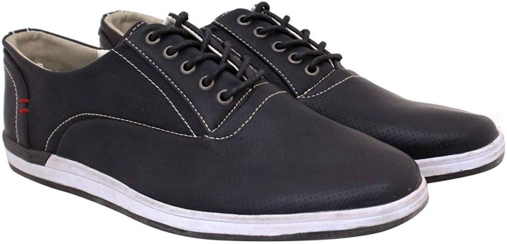 Black Synthetic Derby Formal Shoes 