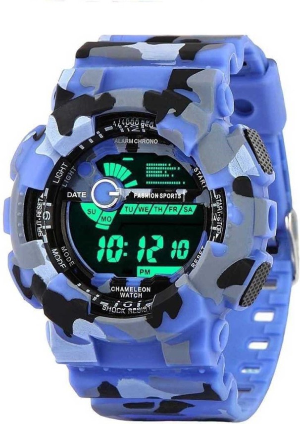 boys blue digital watch